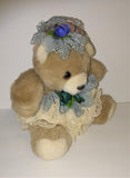 America Wego VICTORIAN BEAR Plush #2226 - 7.5" Sitting - sandeesmemoriesandcollectibles.com