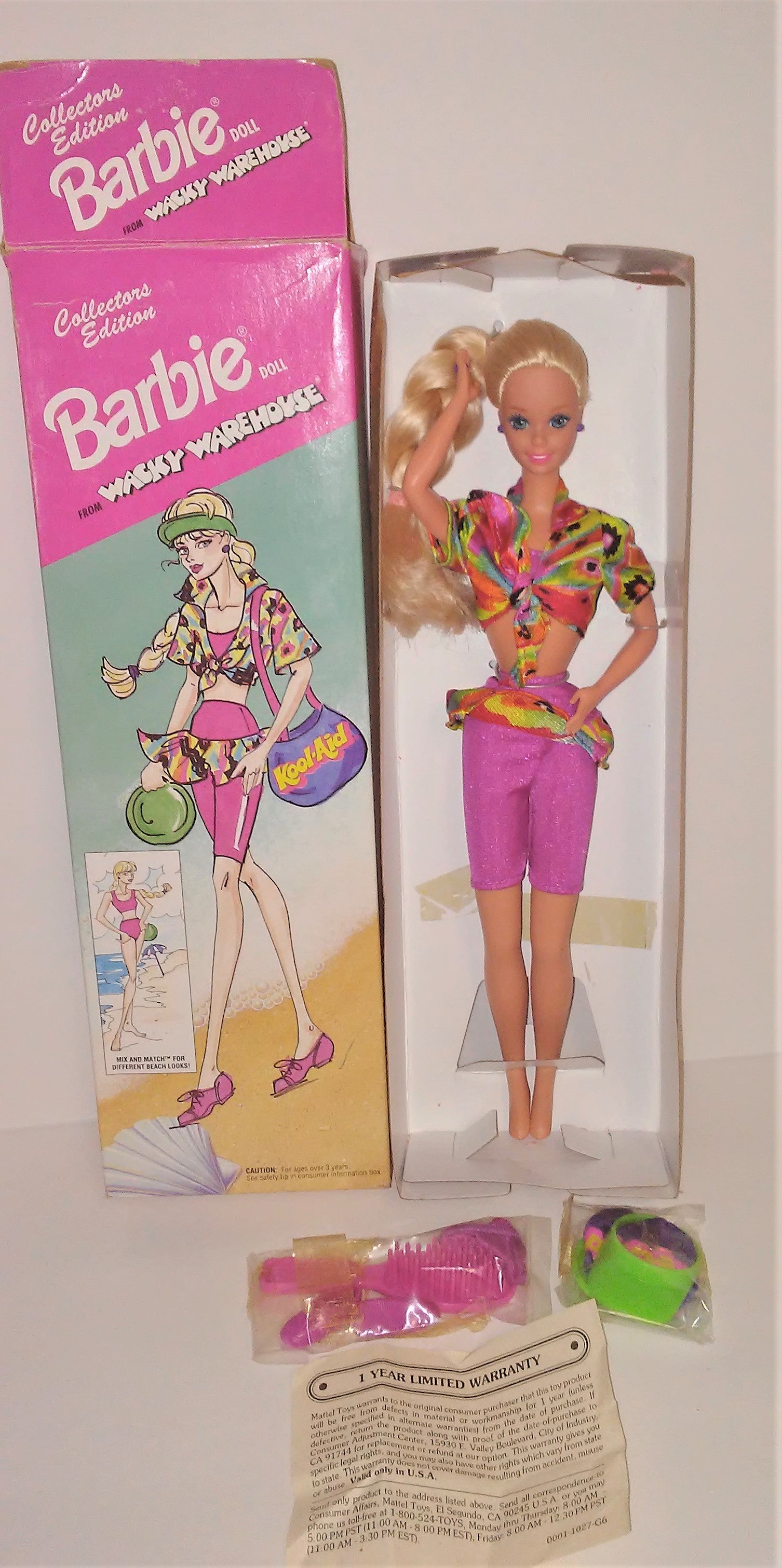 Vintage Barbie WACKY WAREHOUSE Kool Aid Collector s Edition Doll from Sandee s Memories Collectibles