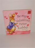 Be My Valentine, Peter Rabbit TALKING Children's Board Book from 2002 - sandeesmemoriesandcollectibles.com