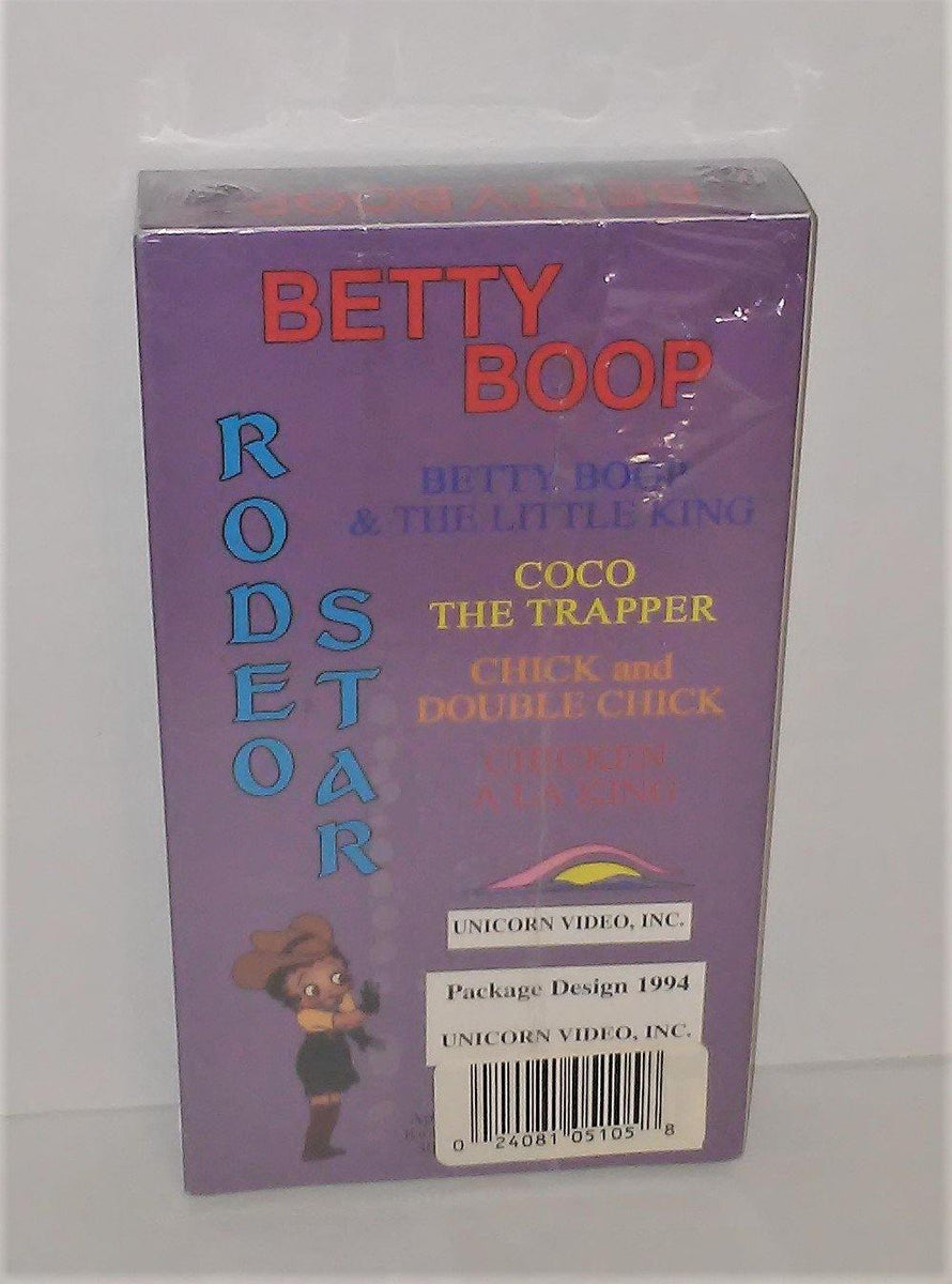 BETTY BOOP Rodeo Star VHS Video from 1994 - 4 Classic