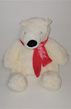 Boyds Collection COCA COLA Polar Bear Plush 9" Sitting with Scarf - sandeesmemoriesandcollectibles.com