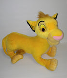Disney The Lion King BABY SIMBA Large Plush 17" Long x 18" Tall from 2002 - sandeesmemoriesandcollectibles.com