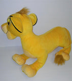 Disney The Lion King BABY SIMBA Large Plush 17" Long x 18" Tall from 2002 - sandeesmemoriesandcollectibles.com