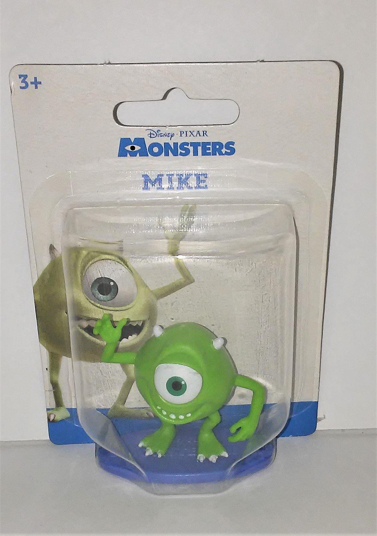 monsters inc mike toy Disney Pixar Monsters, Inc. MIKE WAZOWSKI Collectible Figurine 2" Tall from 2019