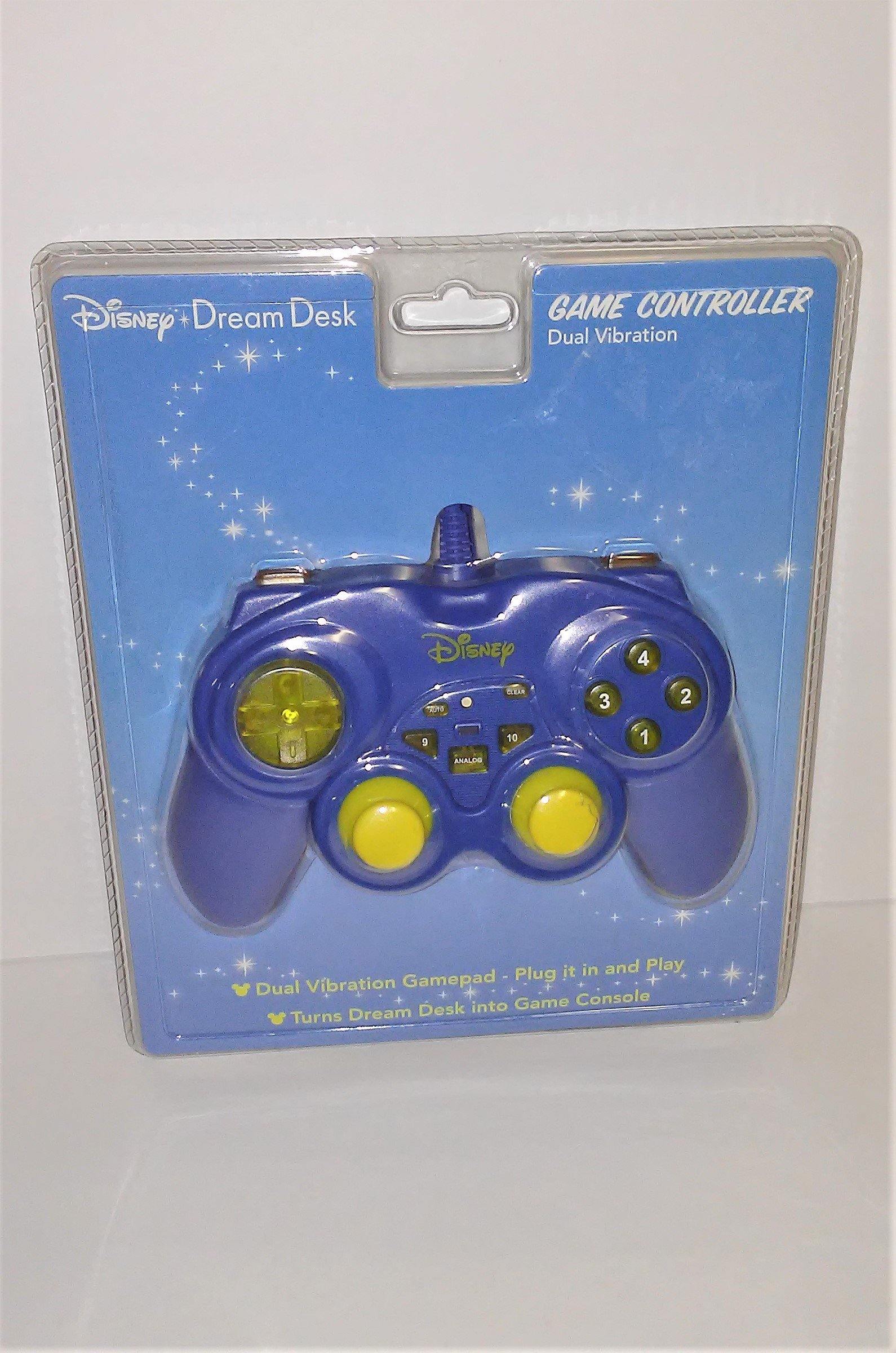 Disney Dream Desk USB Game Controller with Dual Vibration Sandee's Memories & Collectibles Disney Dream Desk USB Game Controller with Dual Vibration Sandee's Memories & Collectibles