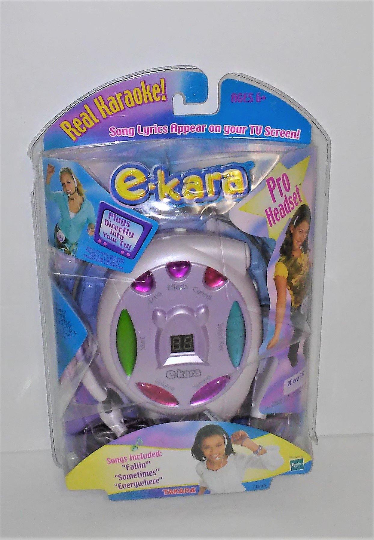 E-KARA Real Karaoke Electronic PRO HEADSET from 2002 - Connects To TV