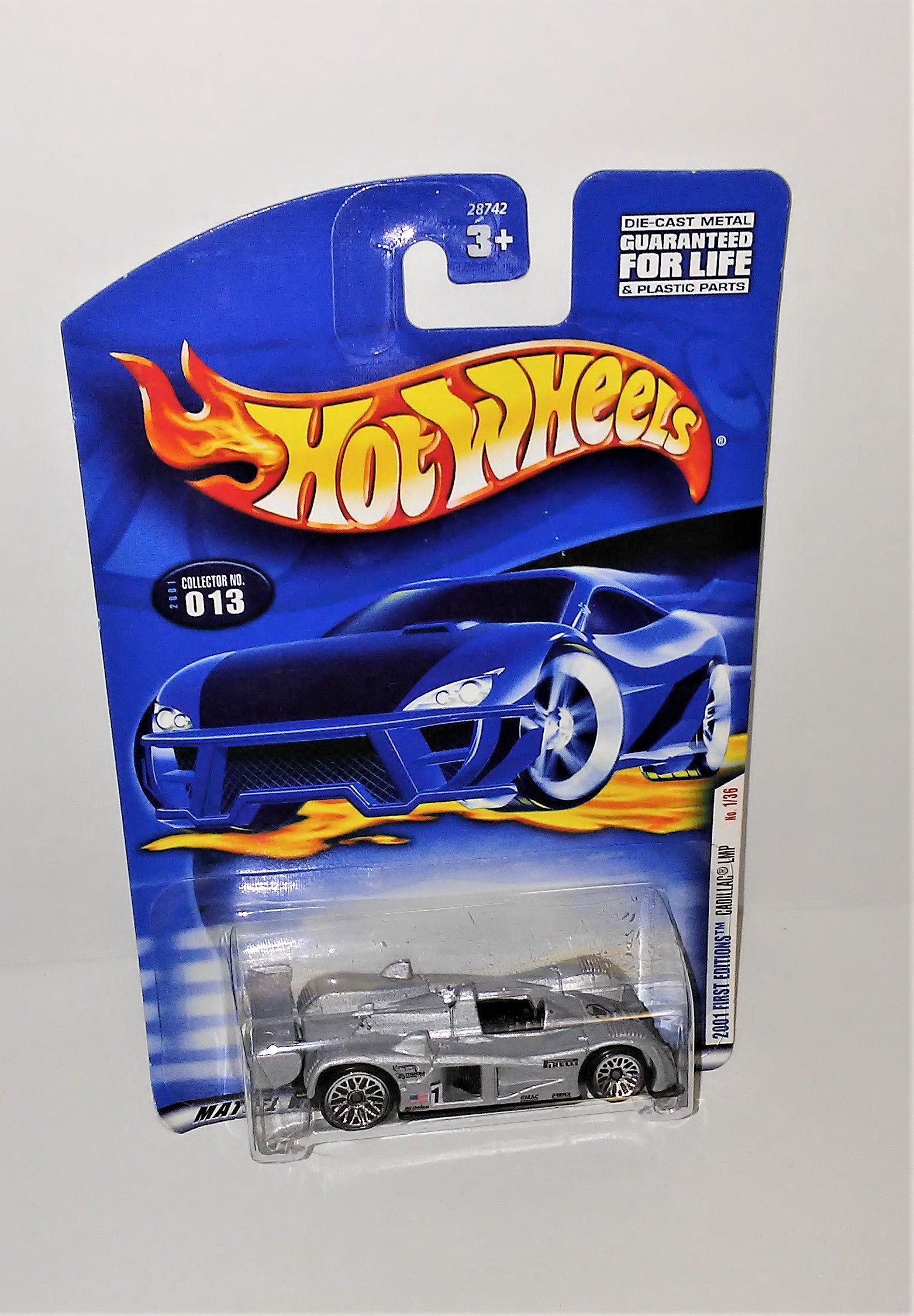 Hot Wheels 2004 First Editions 1:64 Scale Die-Cast Car - Silver Cadillac V16 #057, Collectible Toy Car
