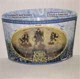 Lord of the Rings Armies of Middle Earth ATTACK AT AMON-HEN Soldiers and Scenes Battle Scale Figures Set - sandeesmemoriesandcollectibles.com