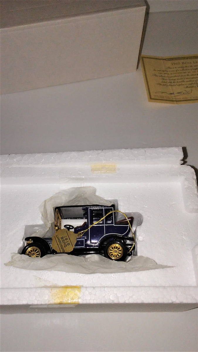 Matchbox Collectibles 1910 BENZ LIMOUSINE Diecast in Dark Blue
