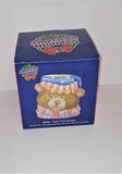 Merry Christmas Ceramic TEDDY TART BURNER by American Holiday Item #98404 from 2002 - sandeesmemoriesandcollectibles.com
