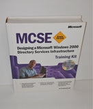 Microsoft MCSE Designing A Windows 2000 Directory Services Infrastructure Training Kit Book with 2 CD-ROMs from 2001 for Exam 70-219 - sandeesmemoriesandcollectibles.com