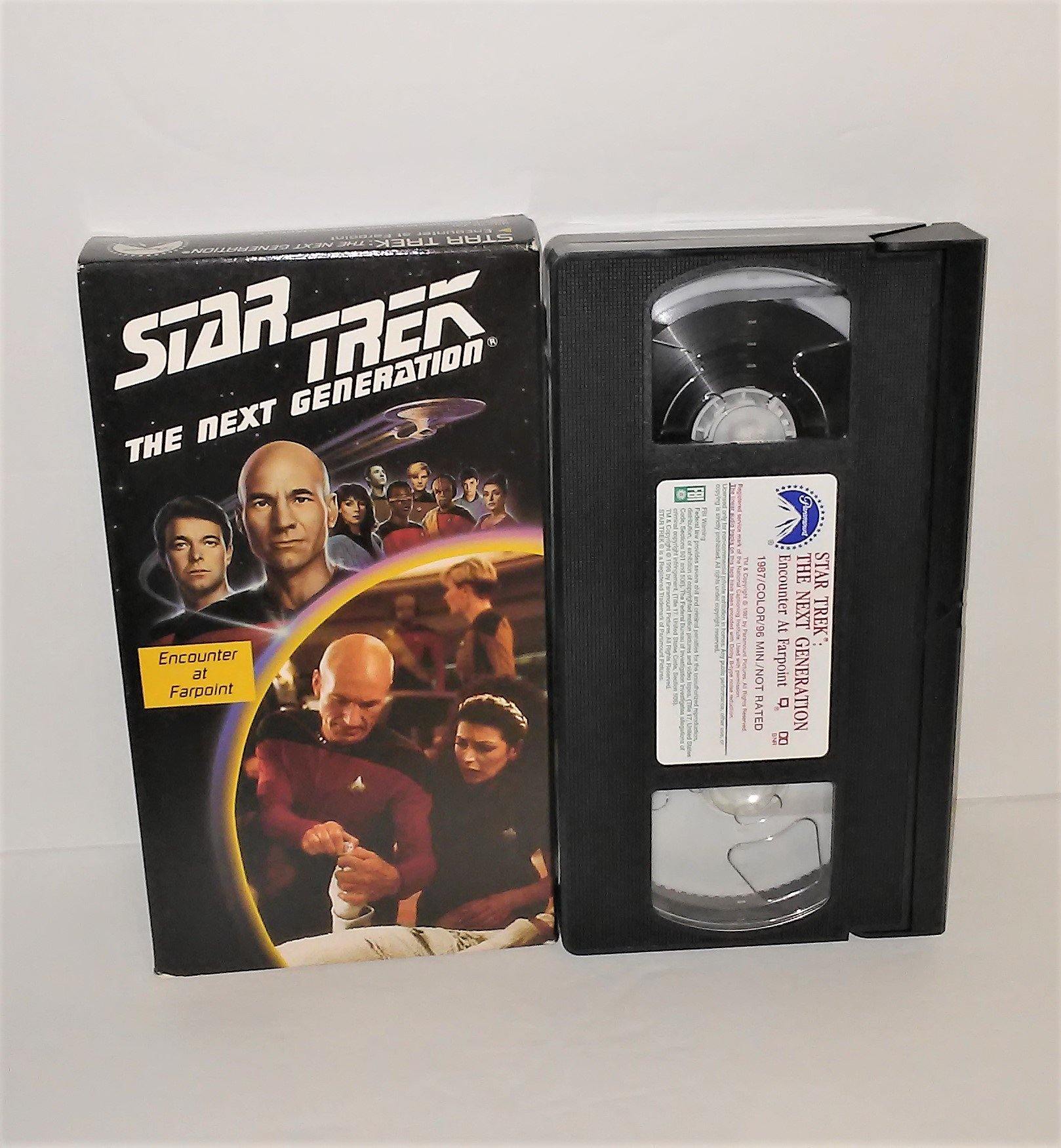 Star Trek The Next Generation ENCOUNTER AT FARPOINT VHS Video from