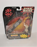 Star Wars Episode 1 Deluxe OBI-WAN KENOBI Action Figure with Lightsaber from 1998 - sandeesmemoriesandcollectibles.com