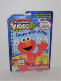Story Reader Video + Sesame Street LEARN WITH ELMO Interactive Storybook & Game Cartridge Set from 2006 - sandeesmemoriesandcollectibles.com