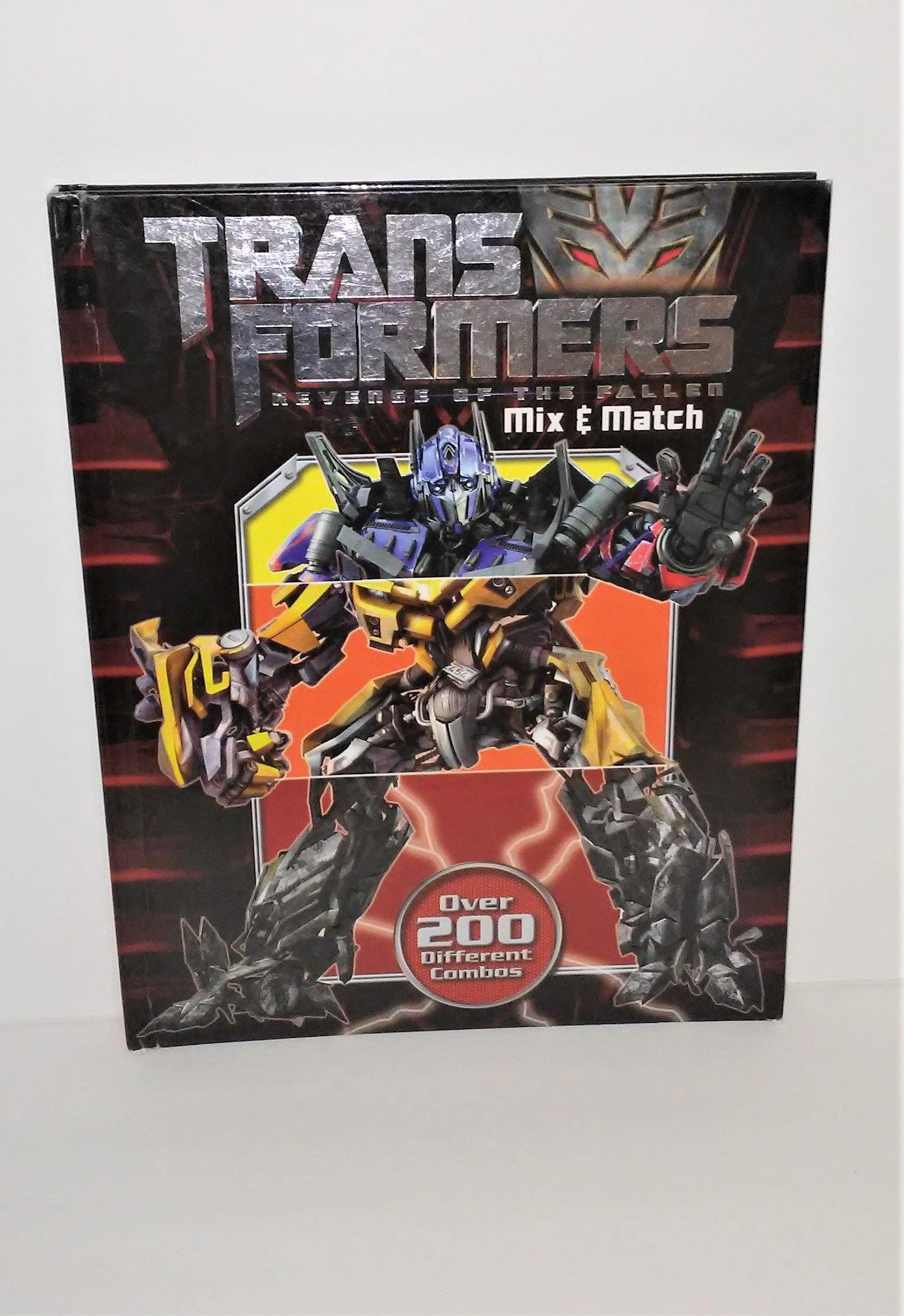 TRANSFORMERS Revenge of the Fallen MIX & MATCH Board Book from