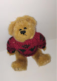 Ty Attic Treasures BEARKHARDT Jointed Plush Bear 8" Tall from 1993 RETIRED - sandeesmemoriesandcollectibles.com