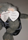Ty Attic Treasures WHISKERS The Cat Beanie Baby 8" from 1993 - sandeesmemoriesandcollectibles.com
