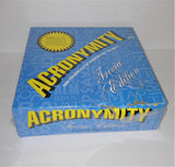 ACRONYMITY Trivia Board Game from 2000 DAMAGED but UNPLAYED - sandeesmemoriesandcollectibles.com