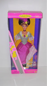 Barbie Dolls of the World Collection FRENCH Barbie Doll - Second Edition from 1996 Item #16499 - sandeesmemoriesandcollectibles.com