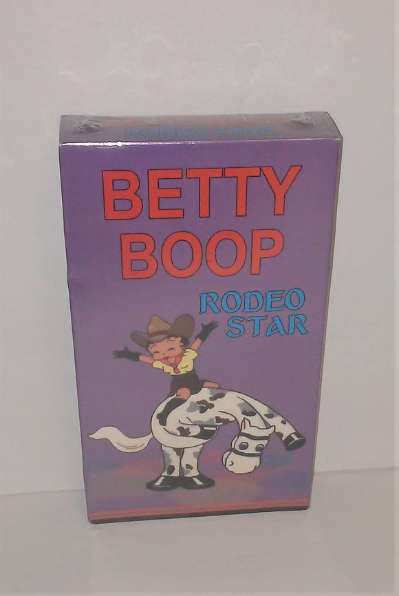 BETTY BOOP Rodeo Star VHS Video from 1994 - 4 Classic Episodes - sandeesmemoriesandcollectibles.com