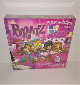 Bratz PASSION FOR FASHION Board Game from 2002 by Milton Bradley - sandeesmemoriesandcollectibles.com