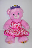 Build A Bear Workshop Disney Princess PINK DRESSED BEAR Plush 17" Tall - sandeesmemoriesandcollectibles.com