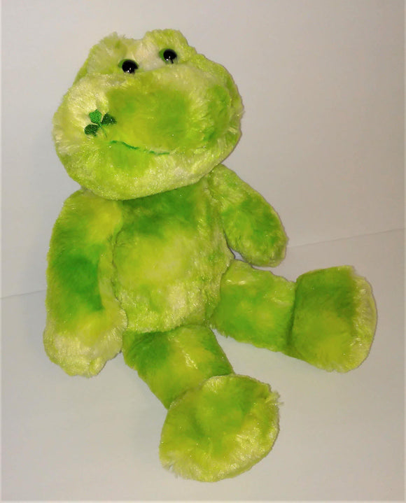 Build A Bear Workshop Happy Go Lucky St. Patrick's Day FROG Plush 16