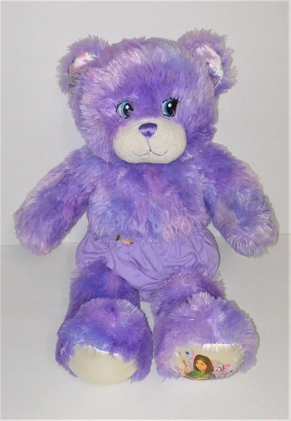 Build A Bear Workshop WIZARDS OF WAVERLY PLACE Bear Plush with Purple Underwear 16