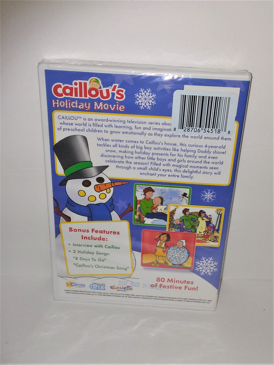 Caillou's HOLIDAY MOVIE DVD from 2003 – Sandee's Memories & Collectibles