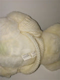The Baby Place (Children's Place) Sitting Creamy White Bear Plush in Knit Sweater 9 1/2" - sandeesmemoriesandcollectibles.com