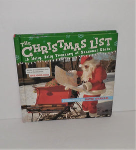 The Christmas List Book - A Holly, Jolly Treasury of Seasonal Stats from 2003 - sandeesmemoriesandcollectibles.com