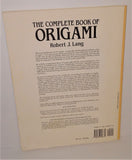 The Complete Book of Origami by Robert J. Lang OVER 1,000 DIAGRAMS from 1988 - sandeesmemoriesandcollectibles.com