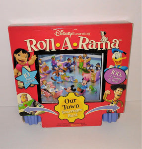 Disney Learning ROLL-A-RAMA Our Town Scavenger Hunt Search & Find from 2005 - sandeesmemoriesandcollectibles.com