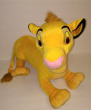 Disney The Lion King BABY SIMBA Large Plush 17" Long x 18" Tall from 2002 - sandeesmemoriesandcollectibles.com