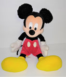 Disney Parks MICKEY MOUSE Soft Fuzzy Plush 18" Tall - sandeesmemoriesandcollectibles.com