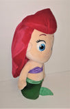 The Disney Store ARIEL Toddler Plush Doll from The Little Mermaid 12" Tall - sandeesmemoriesandcollectibles.com