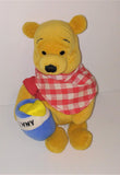 Disney Winnie the Pooh PICNIC POOH Bean Bag Plush with Honey Pot 8" - sandeesmemoriesandcollectibles.com