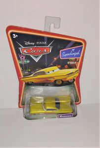 Disney CARS Supercharged RAMONE Metallic Yellow Diecast Car - sandeesmemoriesandcollectibles.com