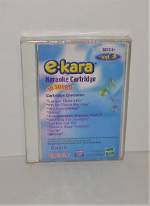 E-Kara Karaoke Music Cartridge - Volume 2 by Xavix - 10 Songs - from 2001 - sandeesmemoriesandcollectibles.com