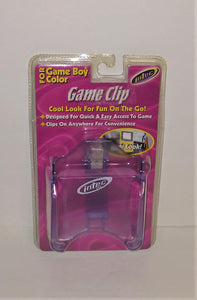 Game Boy Color GAME CLIP Accessory by Intec from 2001 - sandeesmemoriesandcollectibles.com