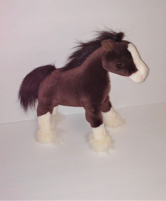 Gund DALE Clydesdale Horse Plush 10