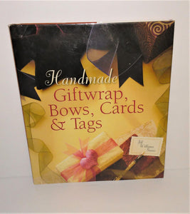 Handmade Giftwrap, Bows, Cards & Tags Craft Book by Jill Williams Grover from 1999 - sandeesmemoriesandcollectibles.com