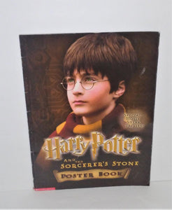 Harry Potter and the Sorcerer's Stone POSTER BOOK from 2001 First Scholastic Printing - sandeesmemoriesandcollectibles.com