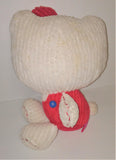 Hello Kitty Chenille Plush by Sanrio 10" Sitting from 2010 - sandeesmemoriesandcollectibles.com
