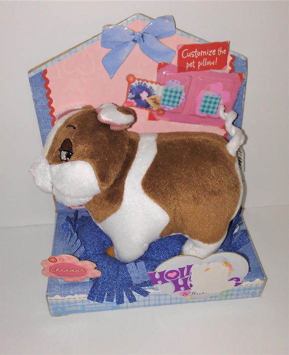 Holly Hobbie & Friends CHEDDAR The Pig Plush from 2006 - sandeesmemoriesandcollectibles.com
