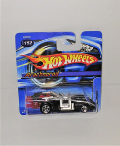 Hot Wheels ARACHNOROD Diecast Vehicle #152 from 2005 Black Silver & Red Body on Short Card - sandeesmemoriesandcollectibles.com