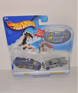 Hot Wheels Shonen Jump's SHAMAN KING - YOH & AMIDAMARU - 2 Diecast Car Set with Sticker from 1998 - sandeesmemoriesandcollectibles.com