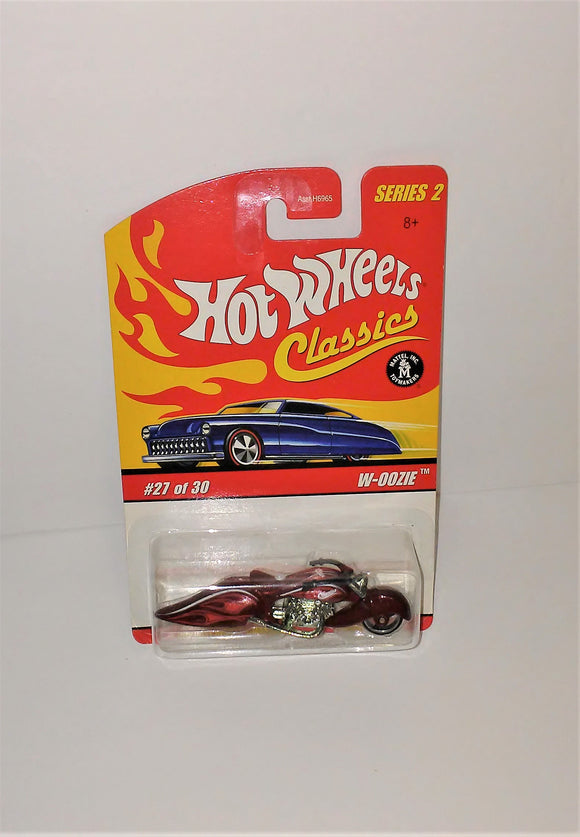 Hot Wheels Classics W-OOZIE Diecast Car RED #27 of 30 Series 2 from 2005 - sandeesmemoriesandcollectibles.com