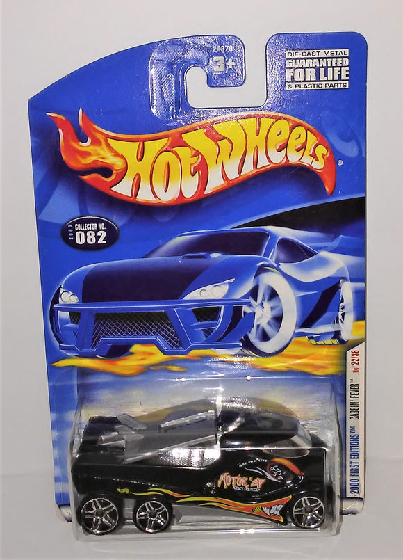 Hot Wheels 2000 First Editions CABBIN' FEVER Diecast Vehicle No. 22/36 Collector No. 082 - sandeesmemoriesandcollectibles.com
