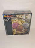 Kodacolor Satinesque BASKET OF YARN Jigsaw Puzzle 1,000 Pieces from 2002 Item #97261 - sandeesmemoriesandcollectibles.com